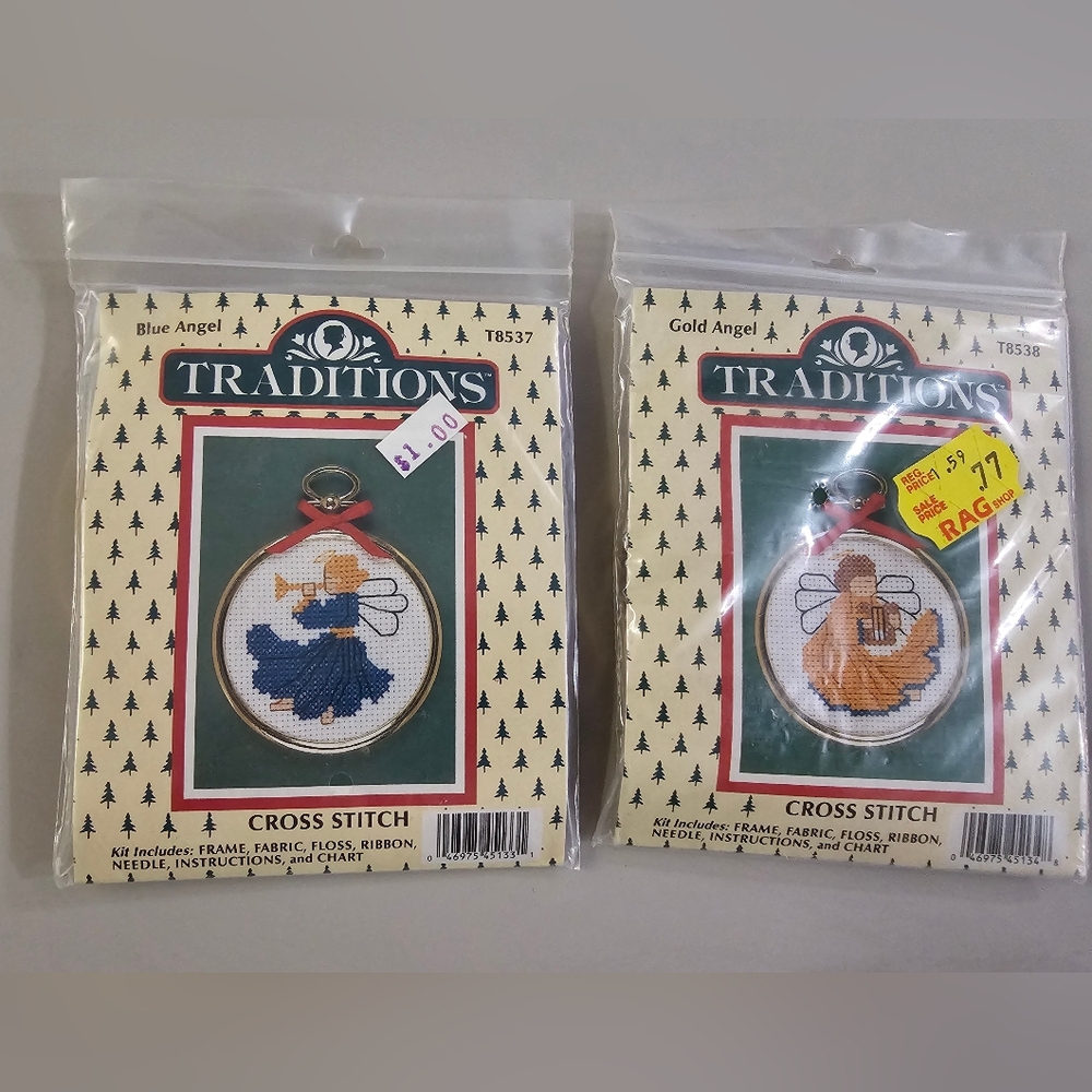 Traditions Angel Cross Stitch Kit Set
